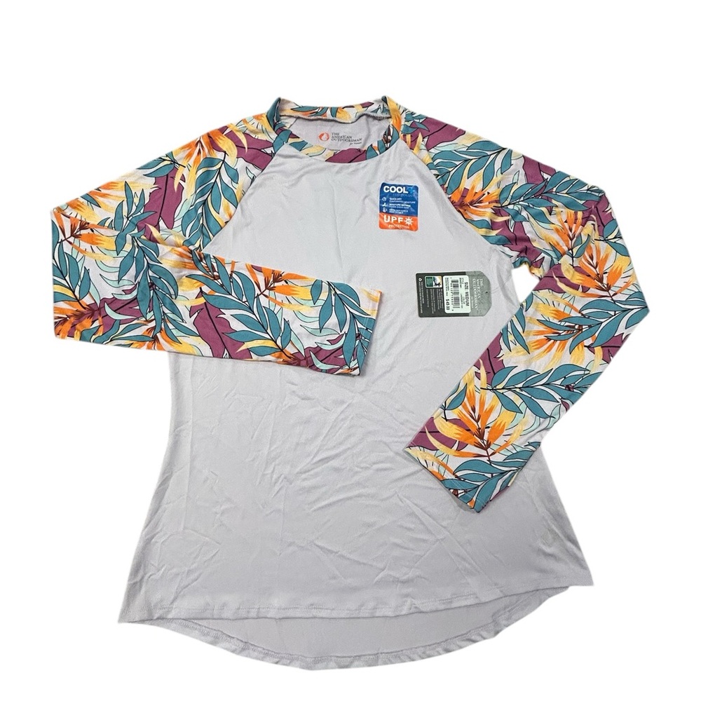 American Outdoirsman‎ Women’s Long Sleeve Dry Fit Shirt NWT Medium Tropical